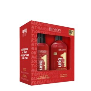 Revlon Uniq One Hair Treatment 150m + Shampoo 230ml Duo Pack