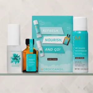 moroccanoil refresh nourish and go dark tones Dark tones travel size