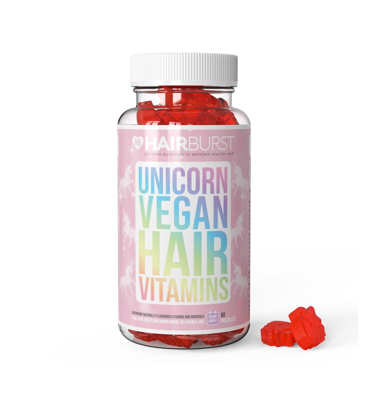 Hairburst Chewable Vegan Hair Vitamins Unicorn